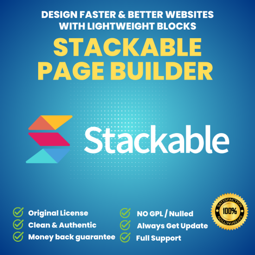 Stackable Page Builder Gutenberg Blocks Agency Lifetime