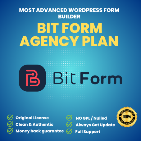 Bit Form Agency Plan WordPress Form Builder